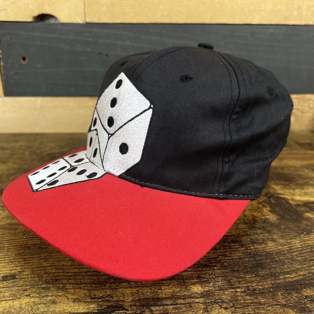 Excalibur Las Vegas Embroidered Dice Trucker Snapback Hat Baseball Cap